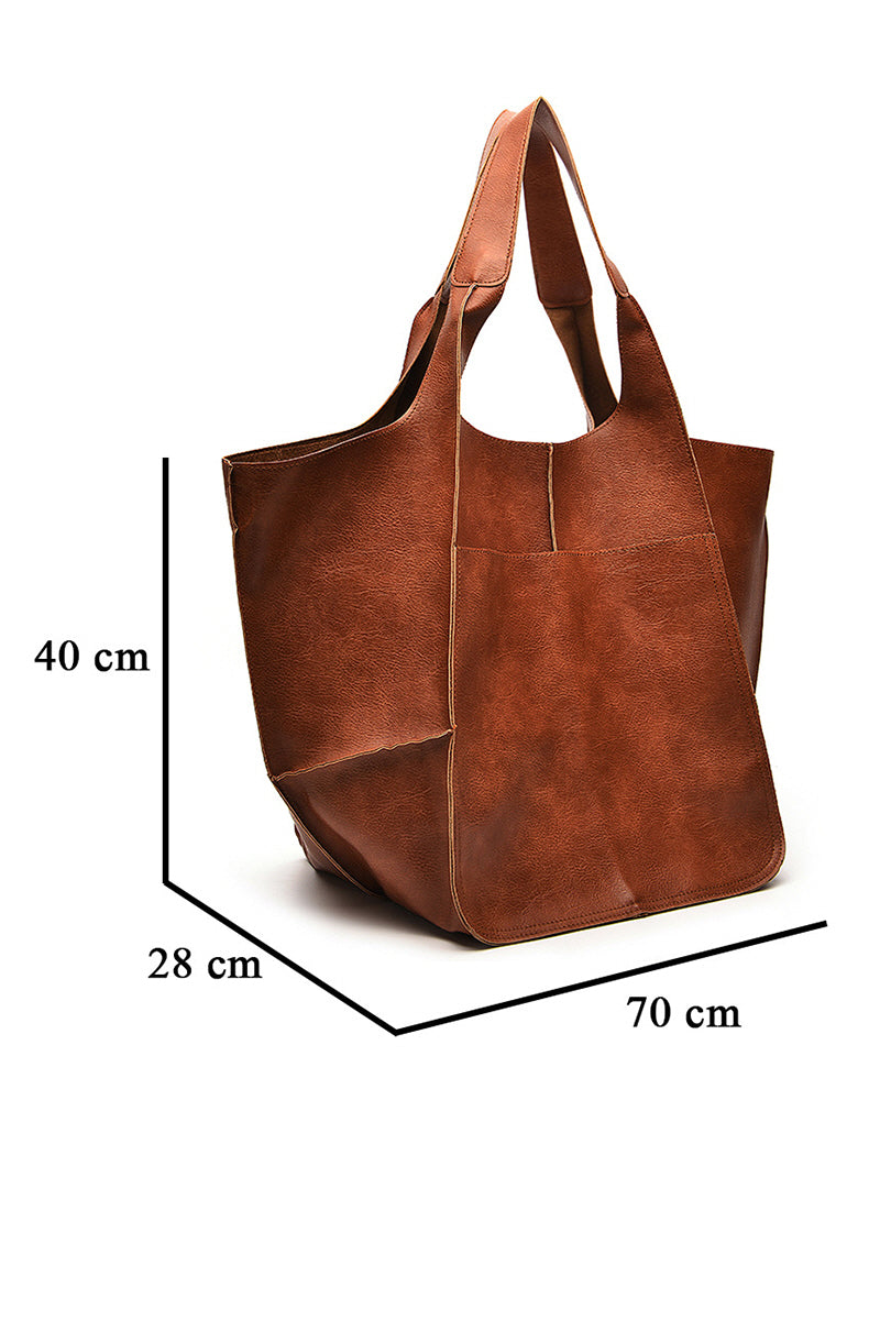 WOMEN RETRO STYLE LARGE CAPACITY HANDBAG