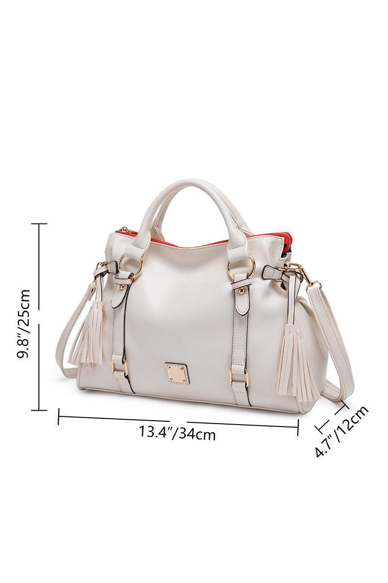 WOMEN LARGE CAPACITY TOTE BAG MESSENGER BAG