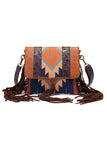 WOMEN VINTAGE TASSEL ONE SHOULDER DIAGONAL BAG