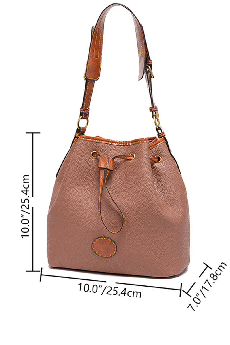 WOMEN PREMIUM DRAWSTRING DESIGN BUCKET BAG