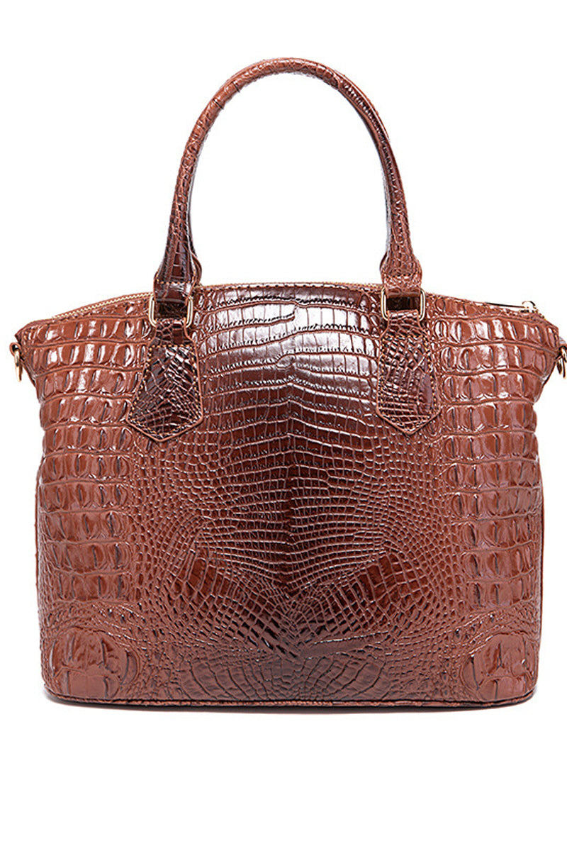 FASHION HANDBAG SHELL BAG CROCODILE DESIGN