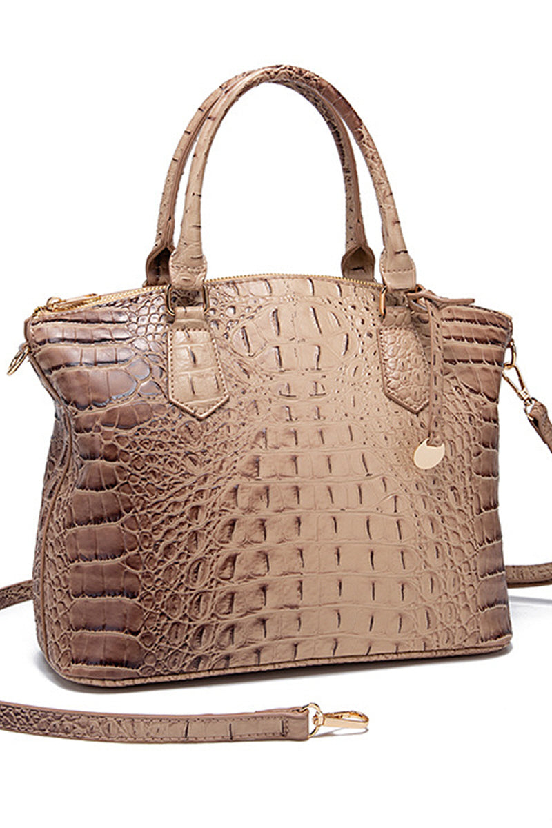 FASHION HANDBAG SHELL BAG CROCODILE DESIGN