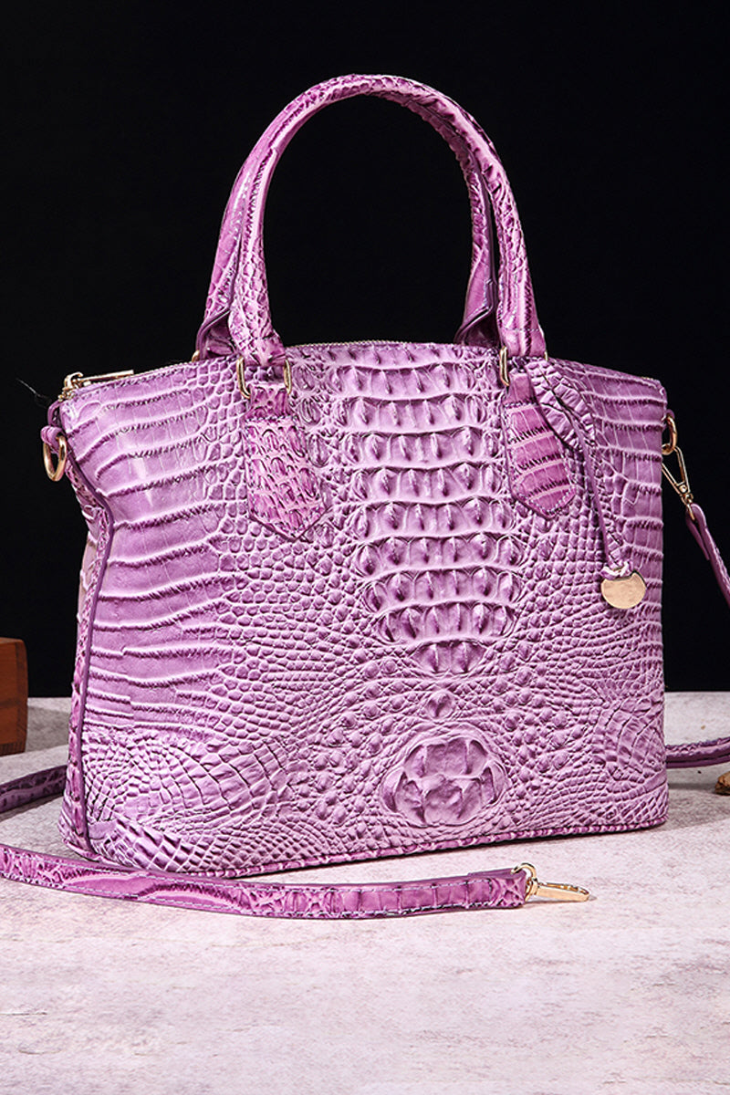 FASHION HANDBAG SHELL BAG CROCODILE DESIGN