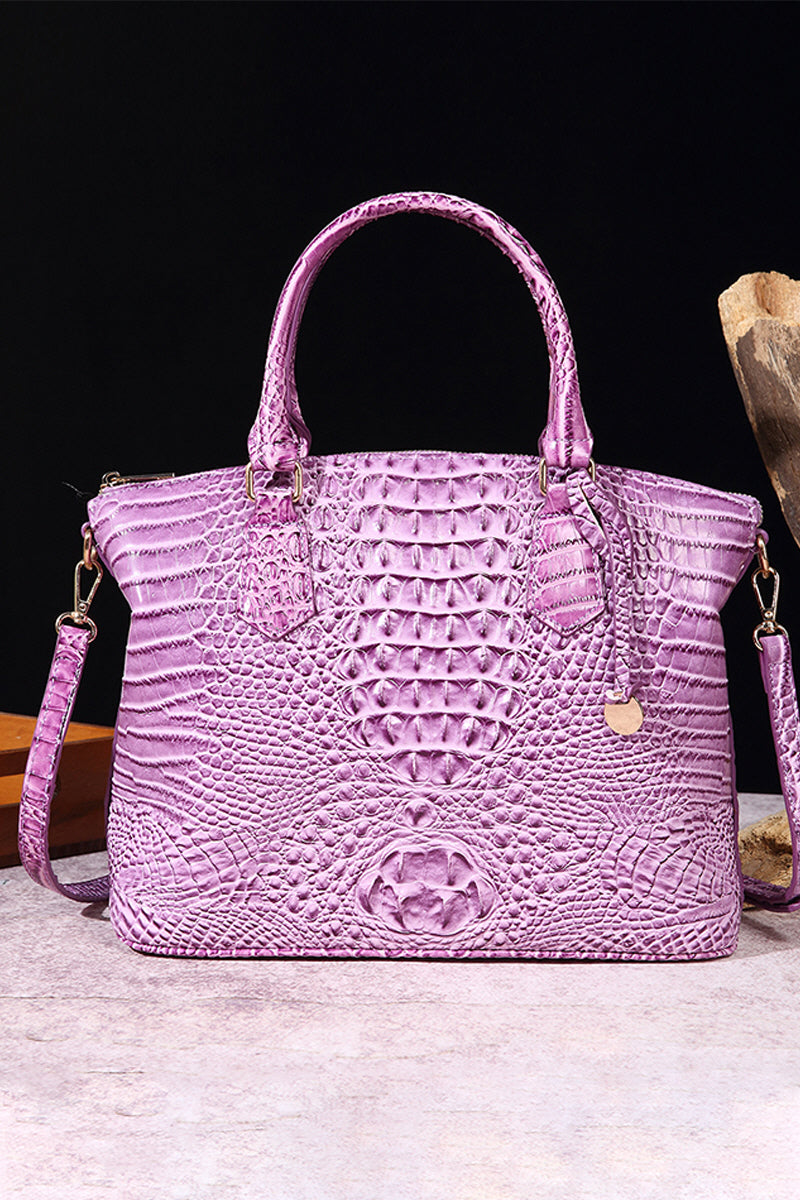 FASHION HANDBAG SHELL BAG CROCODILE DESIGN