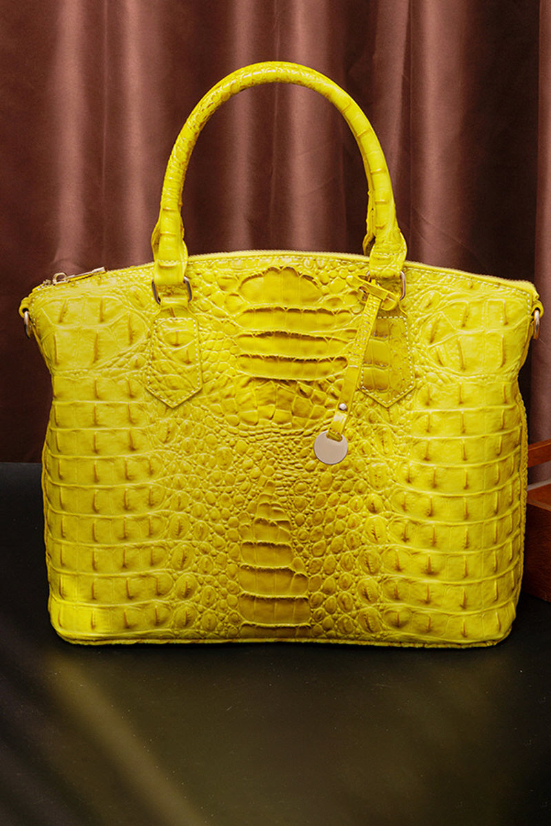 FASHION HANDBAG SHELL BAG CROCODILE DESIGN