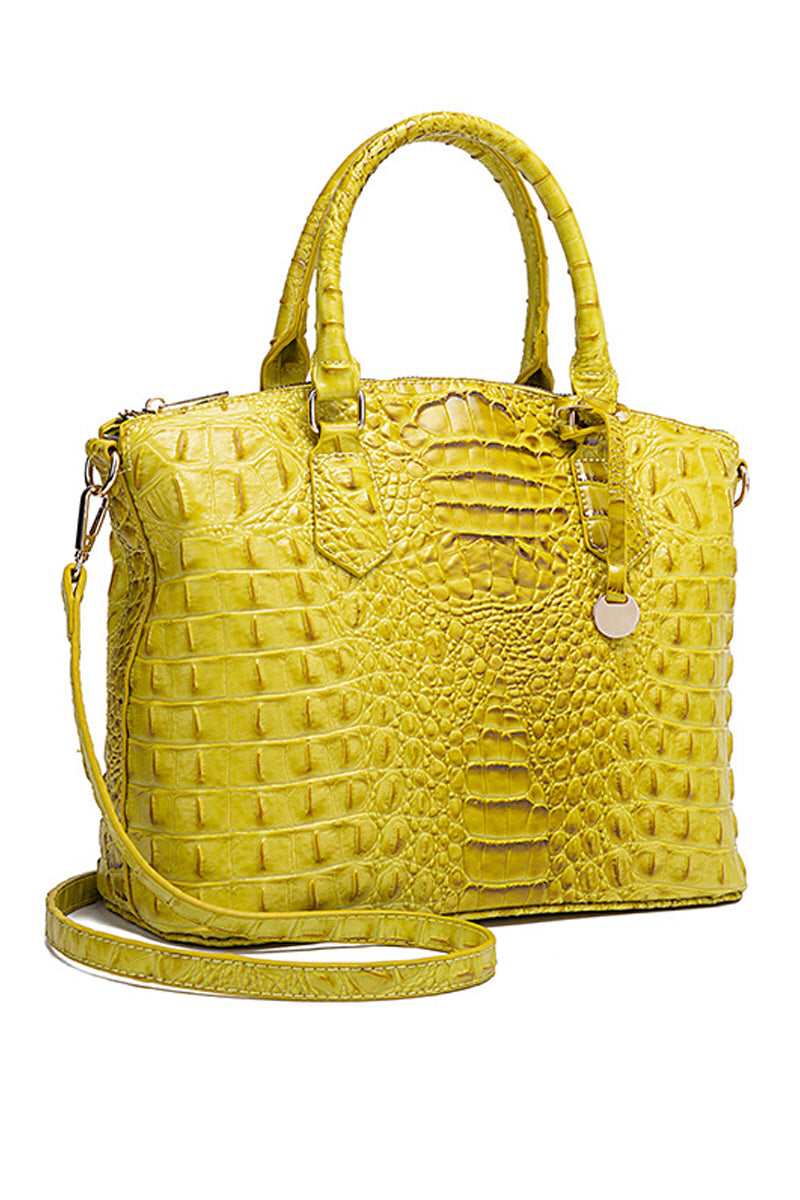 FASHION HANDBAG SHELL BAG CROCODILE DESIGN