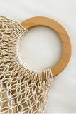 STRAW WOVEN SUMMER BEACH BAG