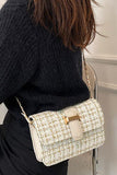 WOOLEN CHAIN SMALL SQUARE BAG