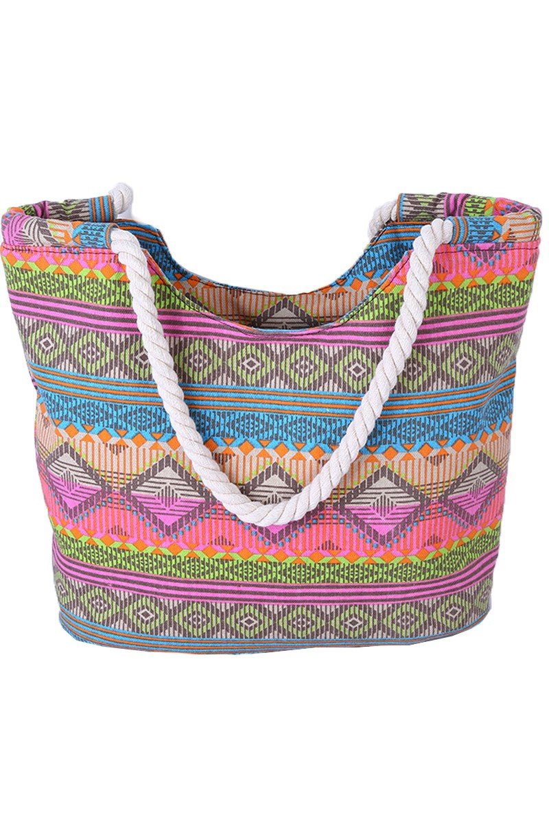 TRENDY PATTERNED FASHION LIGHT BEACH BAGS
