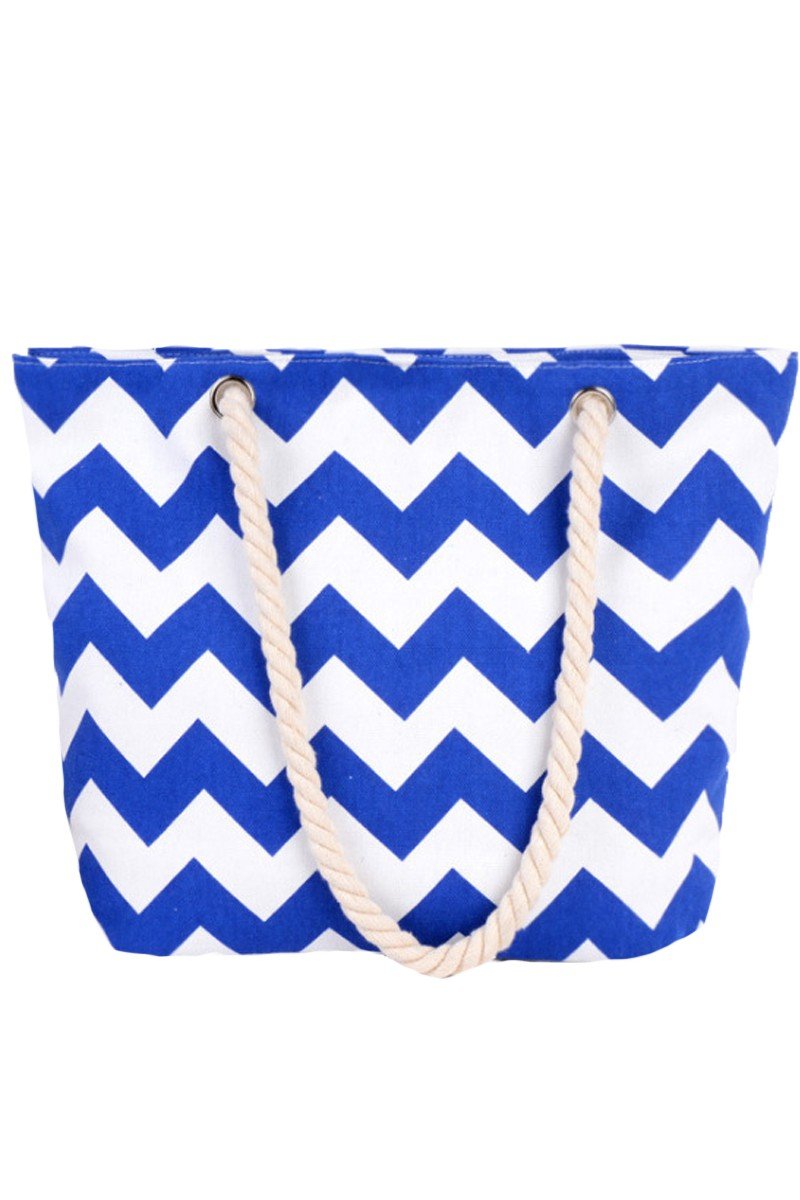 W PATTERNED COOL SHOPPER BEACH BAGS