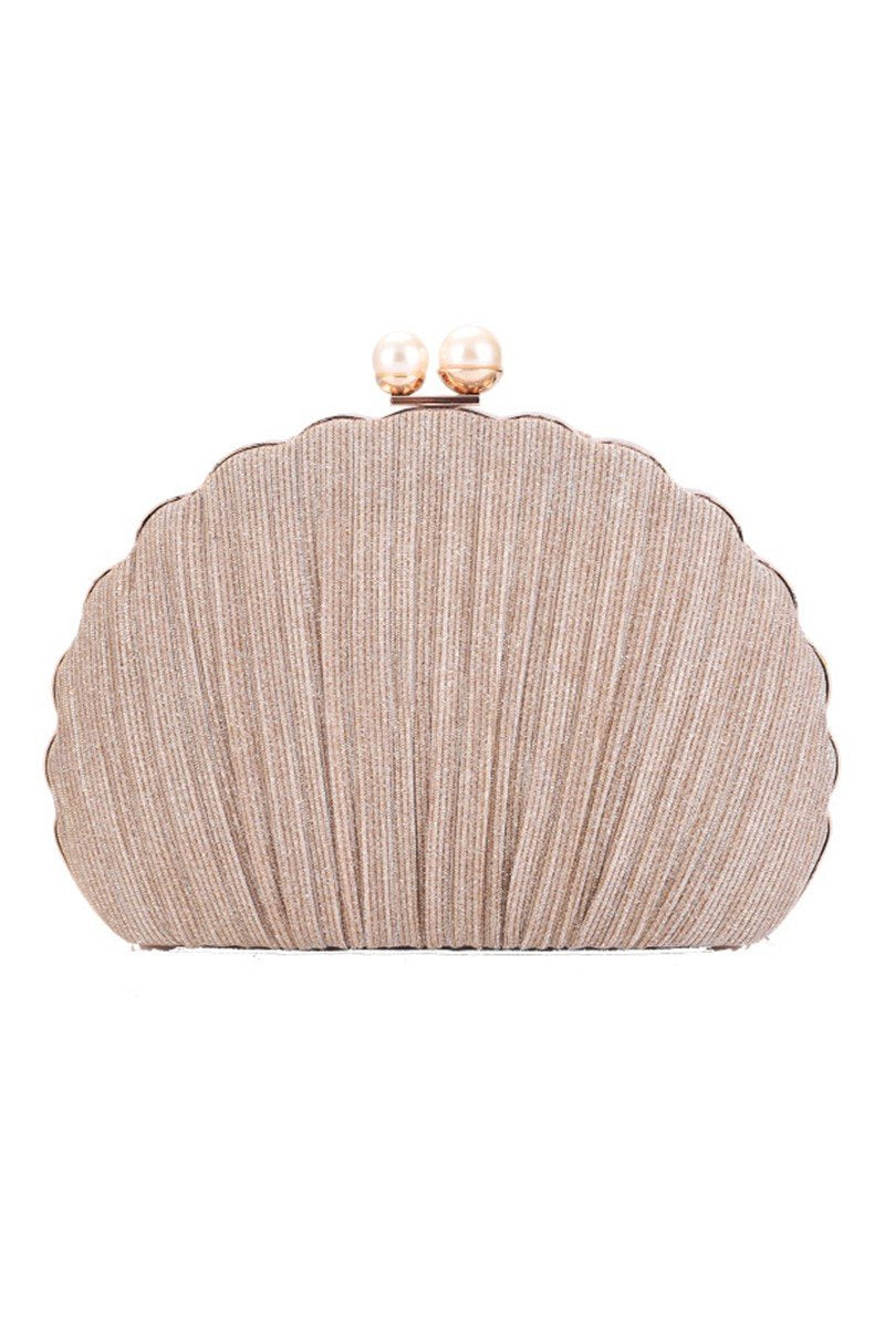 GLITTER PEARL EVENING CLUTCH BAG