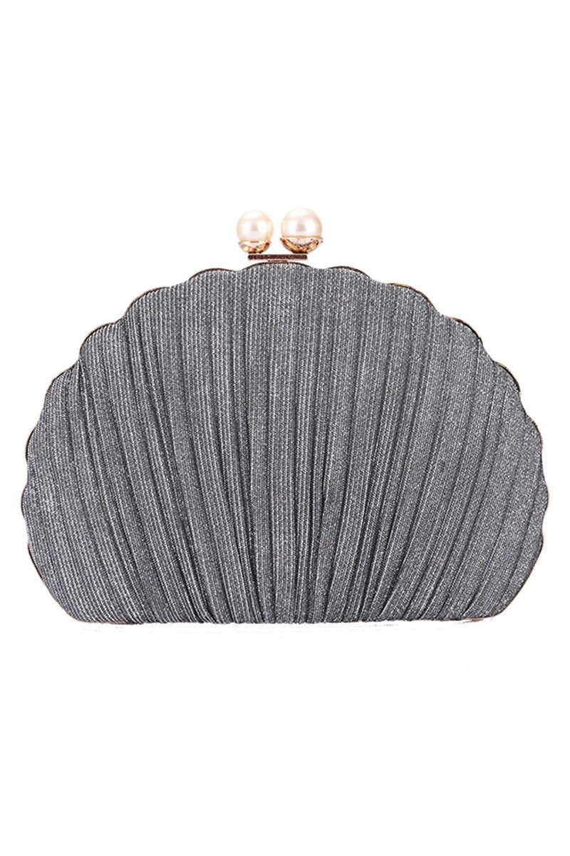 GLITTER PEARL EVENING CLUTCH BAG