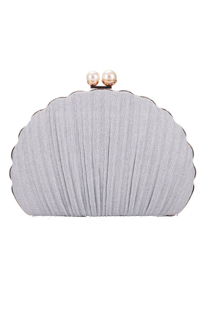 GLITTER PEARL EVENING CLUTCH BAG