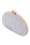 GLITTER PEARL EVENING CLUTCH BAG