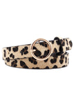 PATTERNED TRENDY RING BUCKLE BELT