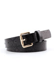 SNAKE SKIN PATTERN CASUAL BELT