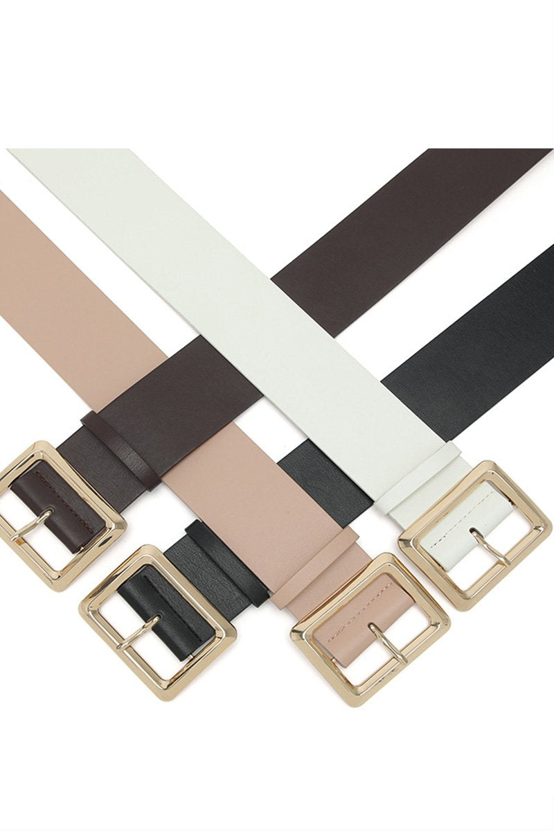 SIMPLE SQUARE BUCKLE DANDY BELT