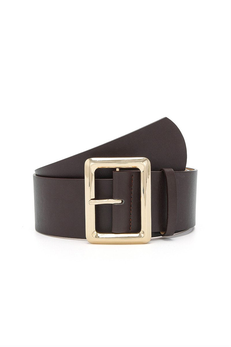 SIMPLE SQUARE BUCKLE DANDY BELT