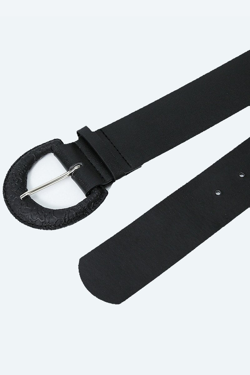 ROUND BUCKLE SIMPLE FASHION BELT