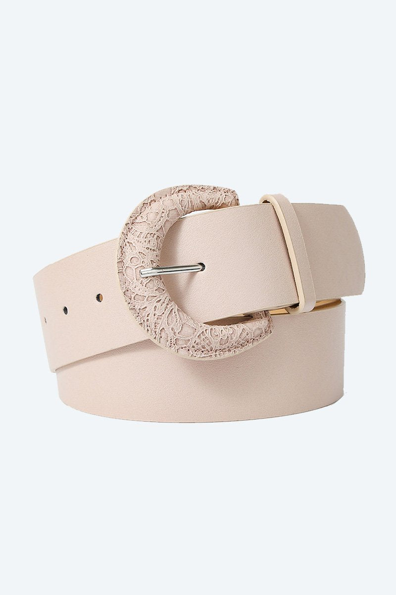 ROUND BUCKLE SIMPLE FASHION BELT