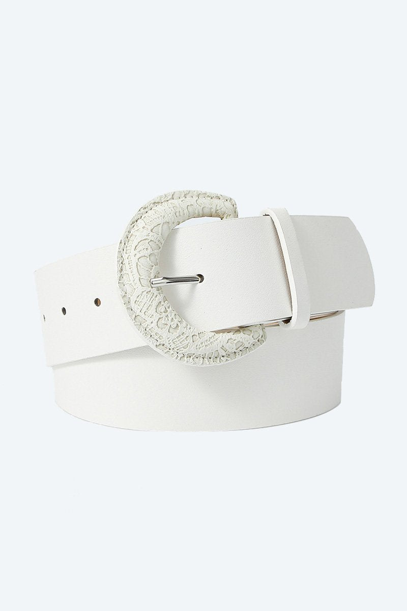 ROUND BUCKLE SIMPLE FASHION BELT