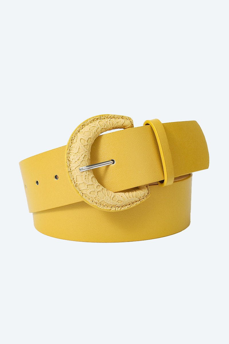 ROUND BUCKLE SIMPLE FASHION BELT