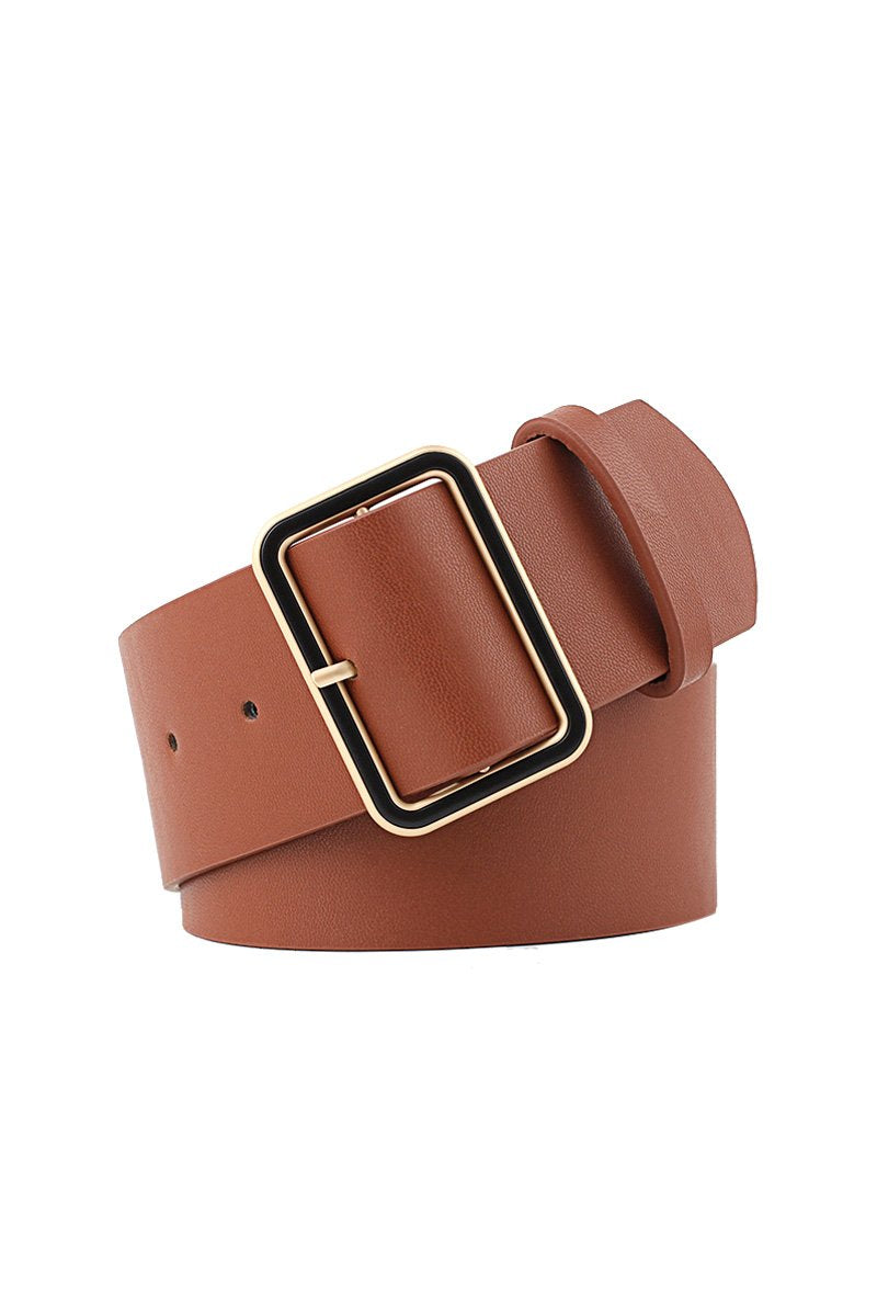 SIMPLE SQUARE BUCKLE DANDY BELT