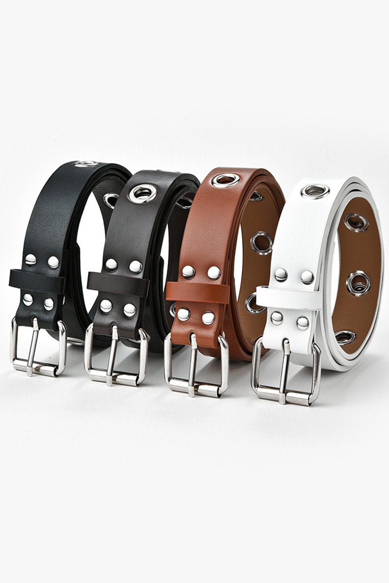 HOLE DETAILED CASUAL BELT