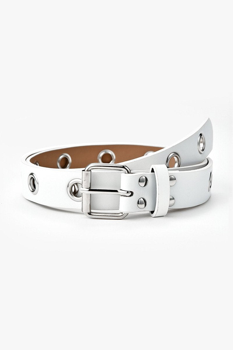 HOLE DETAILED CASUAL BELT