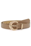 ROUND BUCKLE DANDY BELT