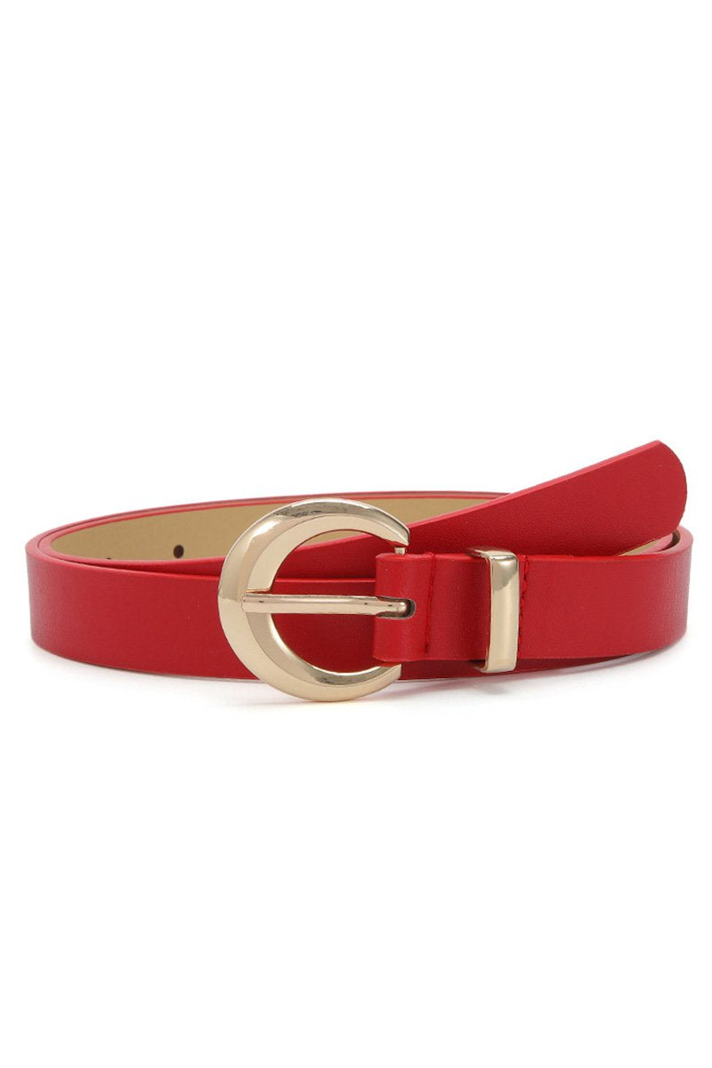 ROUND BUCKLE DANDY BELT