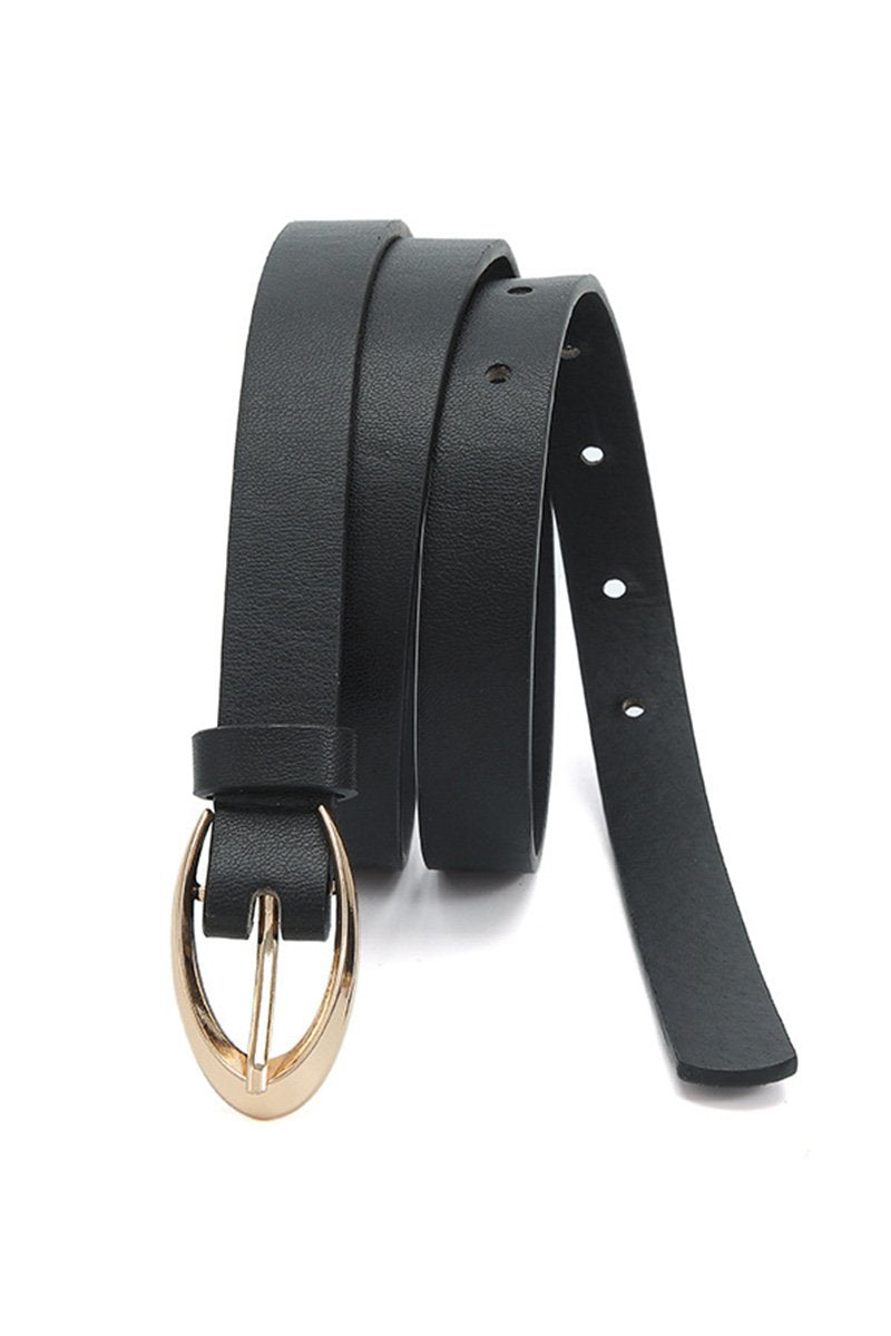 SIMPLE BASIC CASUAL LEATHER BELT