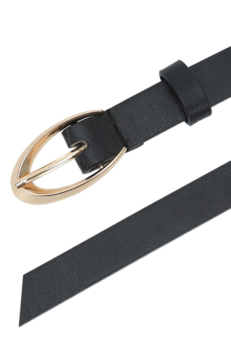 SIMPLE BASIC CASUAL LEATHER BELT