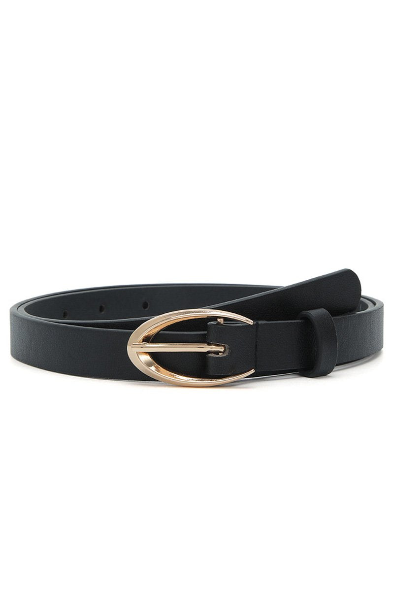 SIMPLE BASIC CASUAL LEATHER BELT