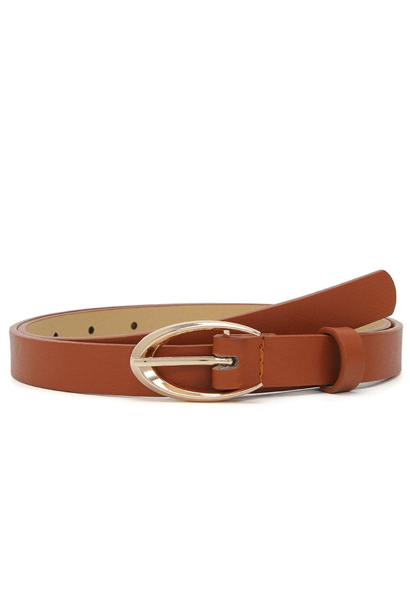 SIMPLE BASIC CASUAL LEATHER BELT