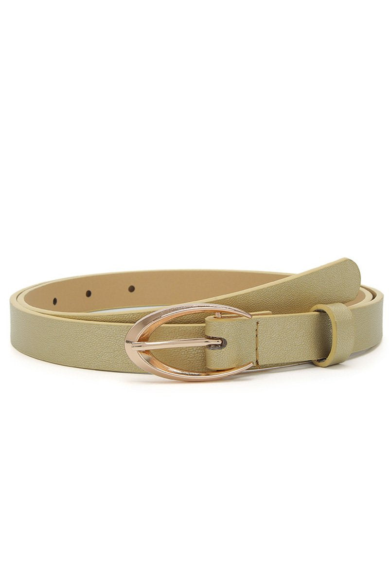 SIMPLE BASIC CASUAL LEATHER BELT