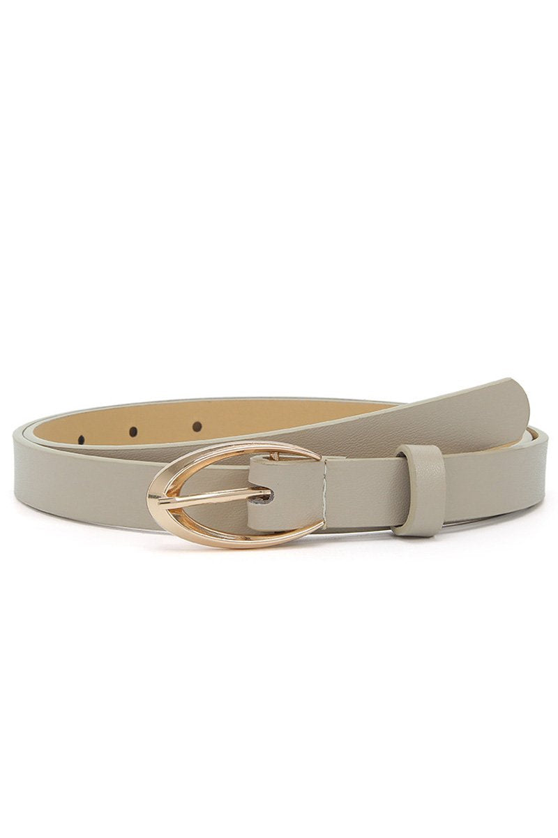 SIMPLE BASIC CASUAL LEATHER BELT