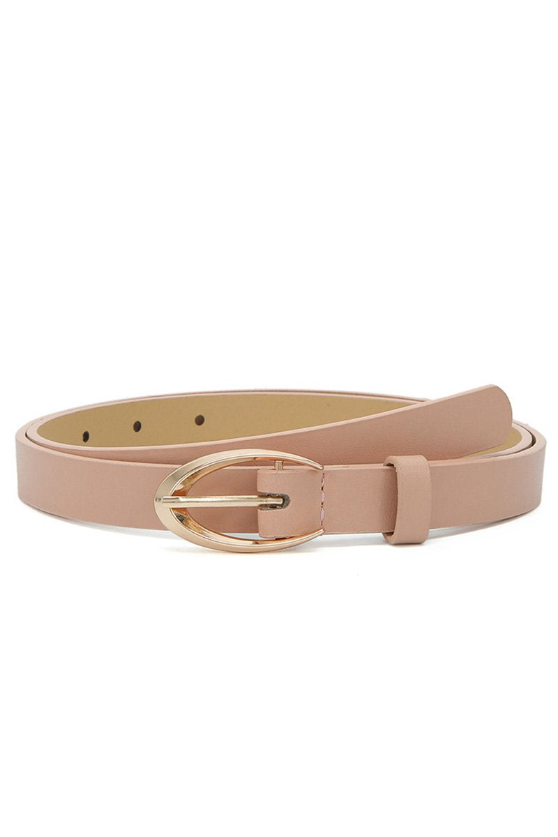 SIMPLE BASIC CASUAL LEATHER BELT