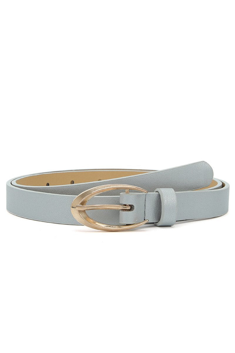 SIMPLE BASIC CASUAL LEATHER BELT