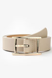 GOLD SQUARE BUCKLE FASHION BELT