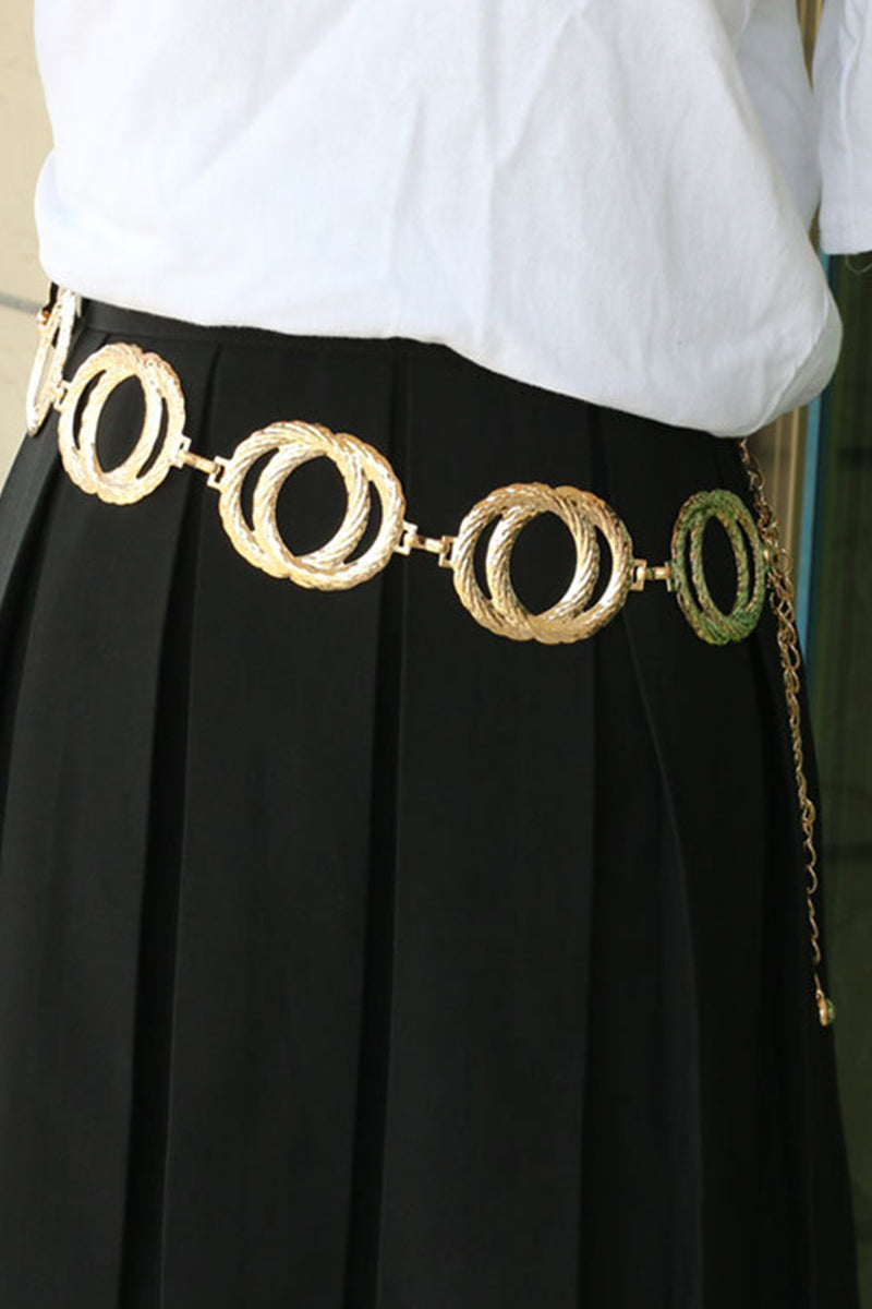 WOMEN CROSS ROUND WAIST CHAIN