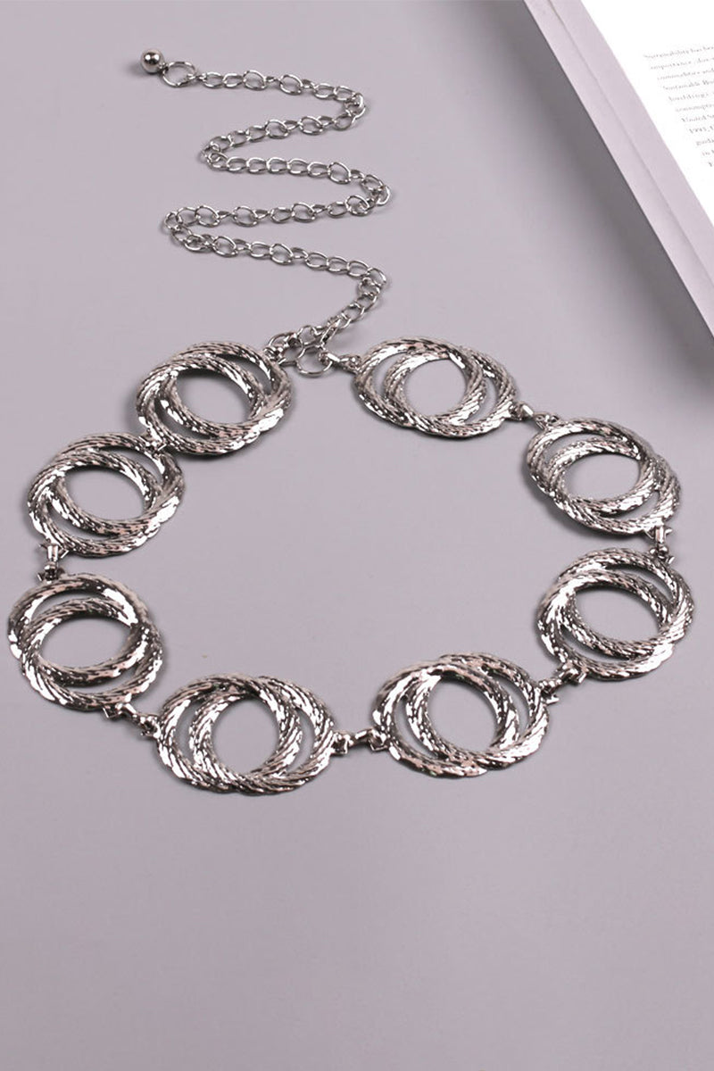 WOMEN CROSS ROUND WAIST CHAIN