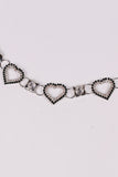 SIMPLE DIAMOND ENCRUSTED LOVE WAIST CHAIN