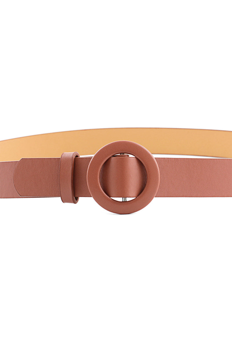 ROUND BUCKLE BELT