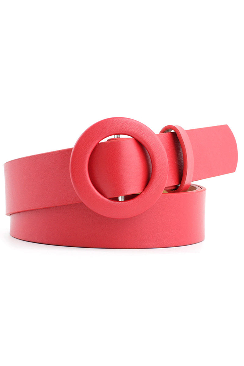 ROUND BUCKLE BELT