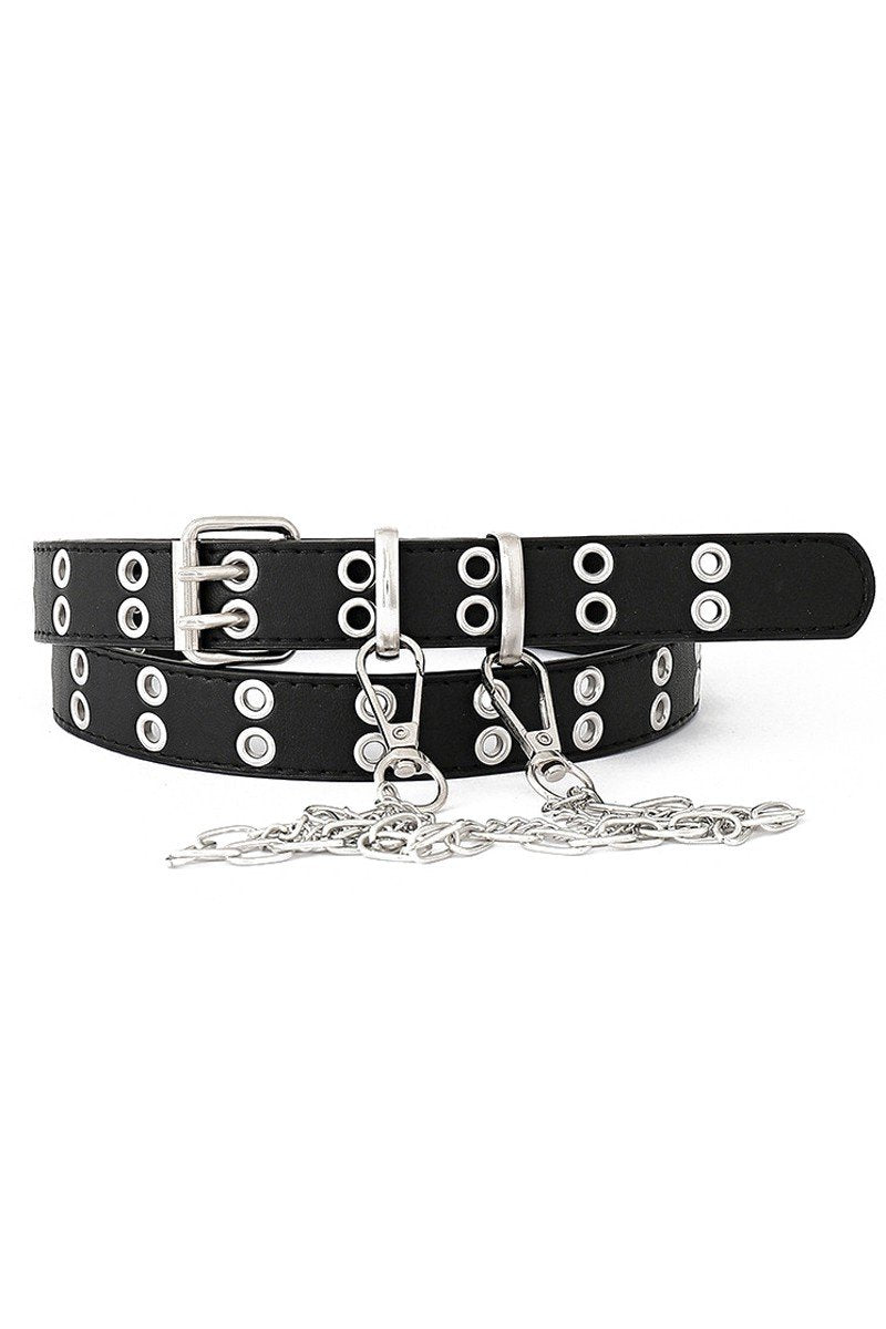 DOUBLE PRONG CHAIN DECKED BELT