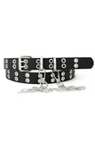 DOUBLE PRONG CHAIN DECKED BELT