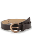 CASUAL ROUND BUCKLE SIMPLE BELT