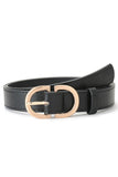 DOUBLE FRAME BUCKLE SIMPLE BELT