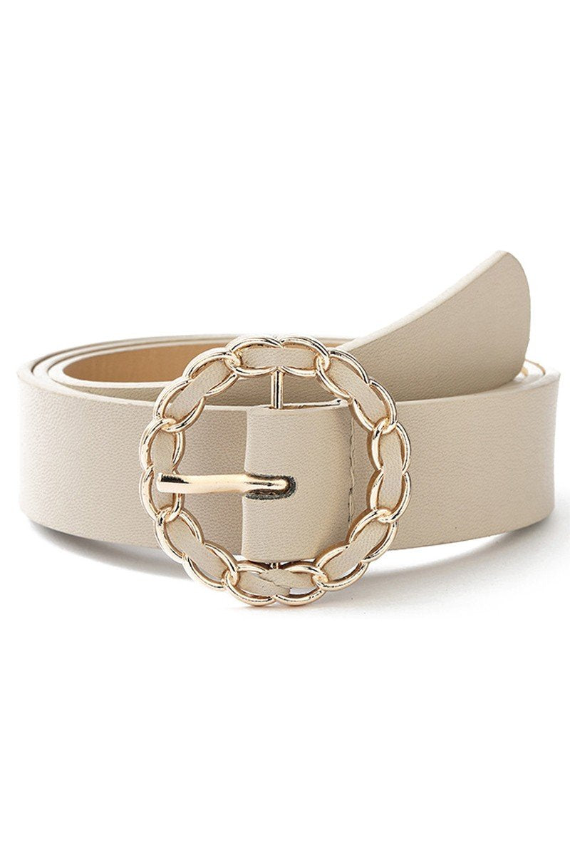 CASUAL CIRCLE CHAIN BUCKLE BELT